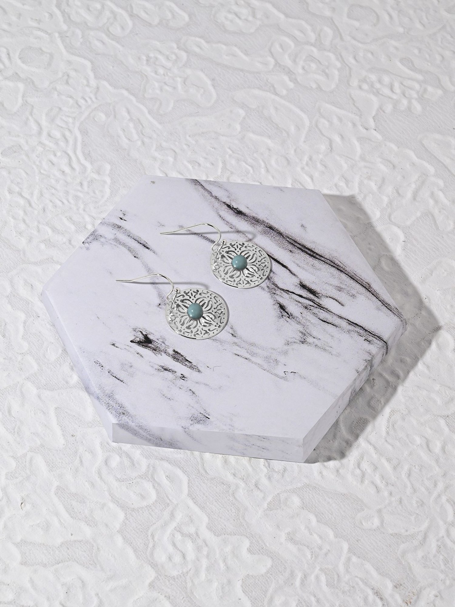 Accessorize London Filigree Short Drop Earrings