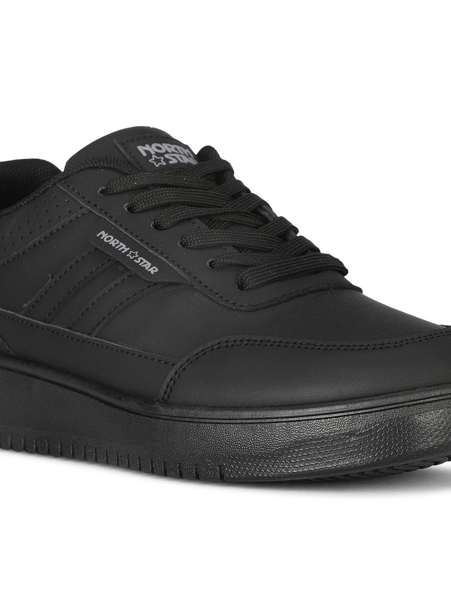 North Star by Bata Women's MAISY Black Sneakers