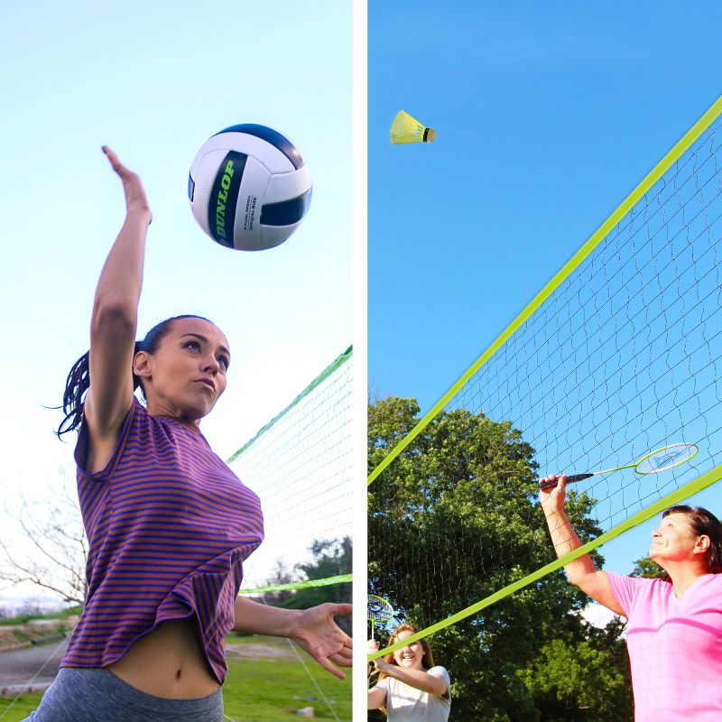Dunlop Sport Badminton and Volleyball Combo Set