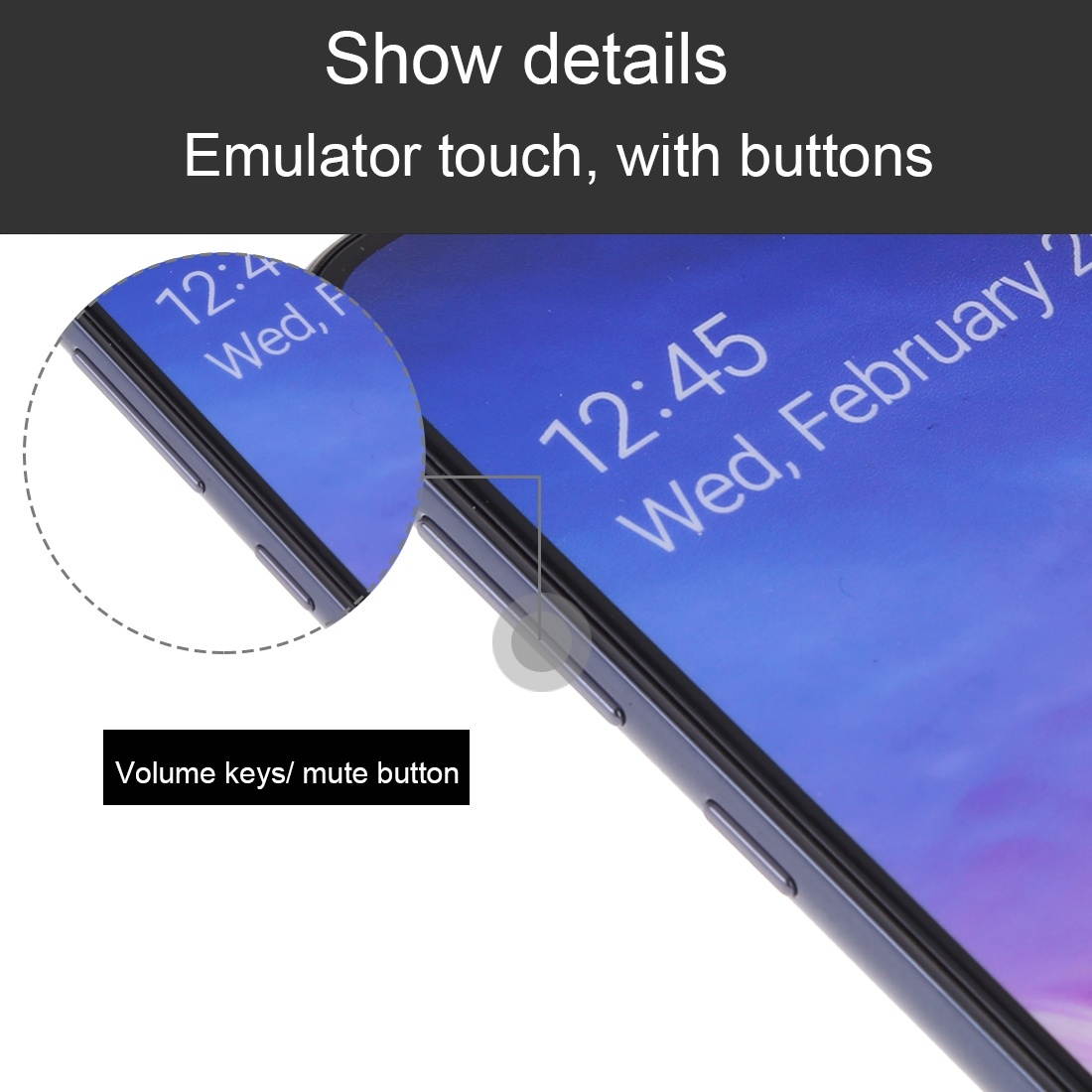 Original Color Screen Non-Working Fake Dummy Display Model for Galaxy S10+ (Zircon White)