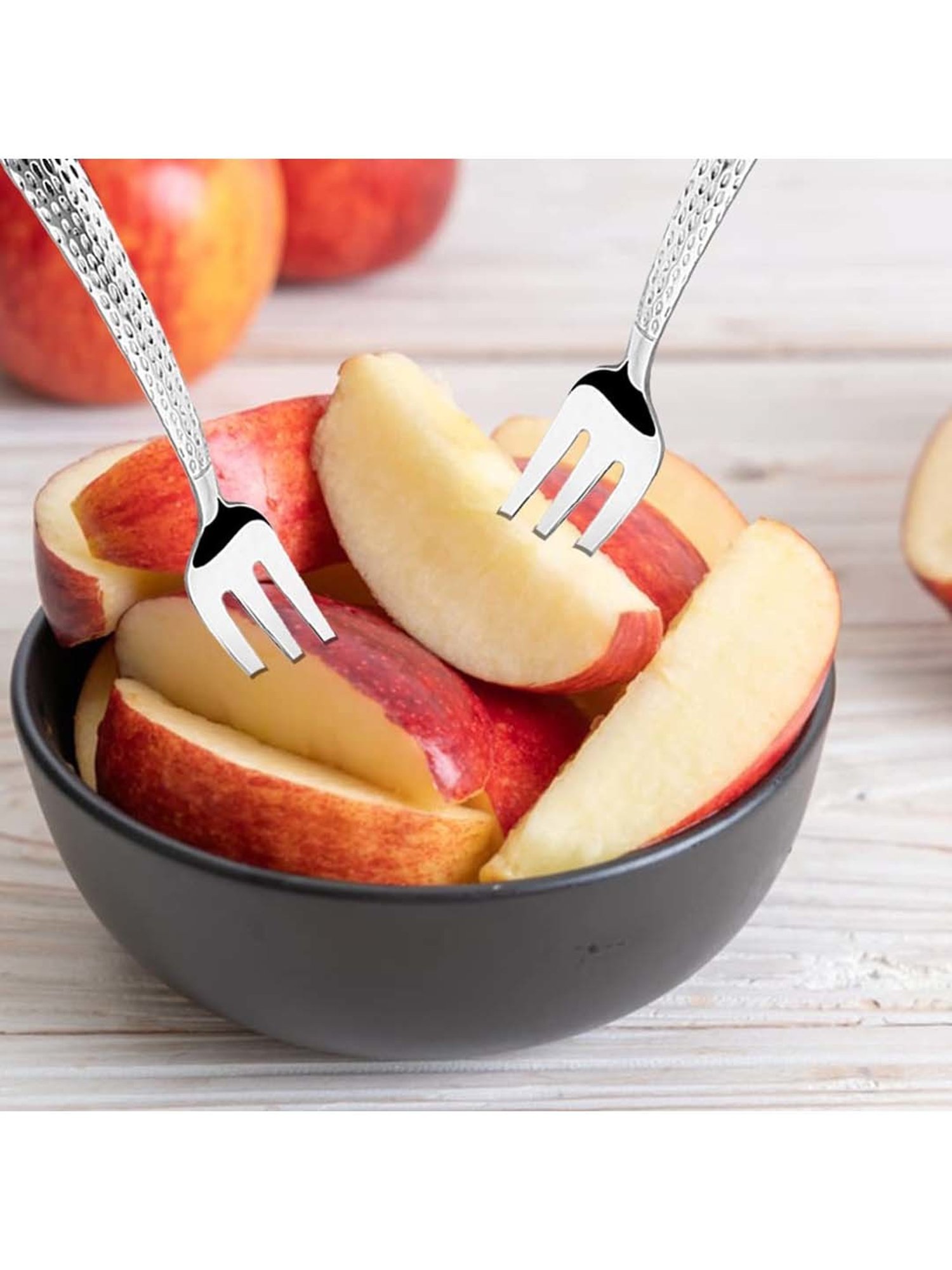 FnS Creta Silver Stainless Steel Dinner Fork - Set of 12