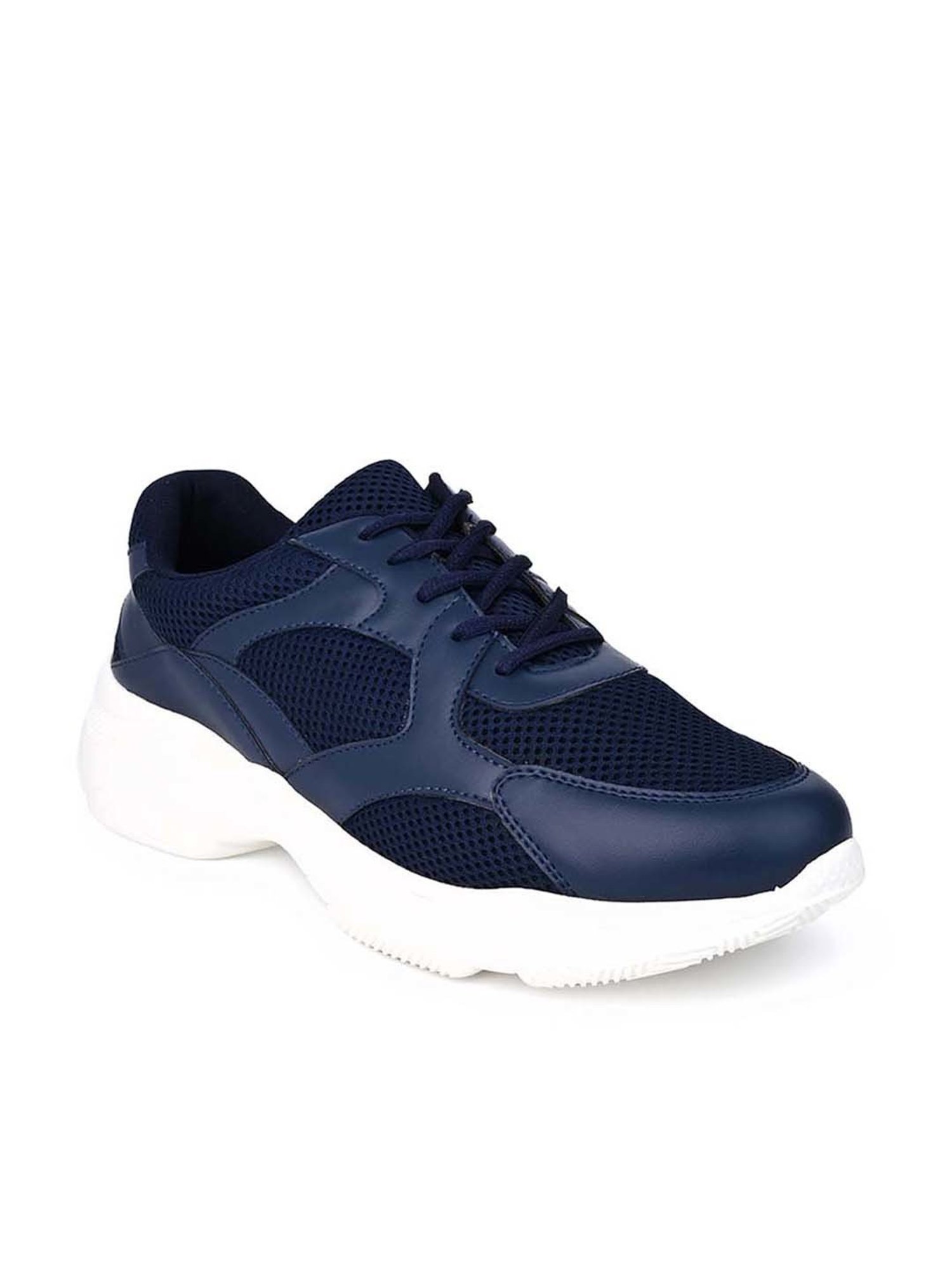 Styli Men's Navy Casual Sneakers