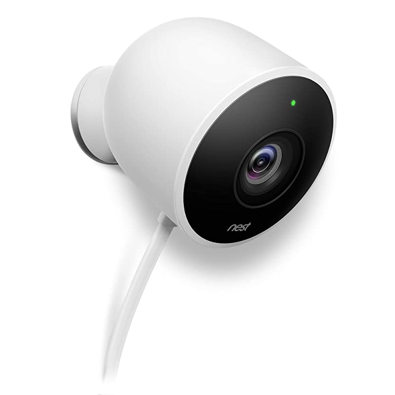 Nest Cam Outdoor - Weatherproof Outdoor Camera for Home Security - Surveillance Camera with Night Vision - Control with Your Phone