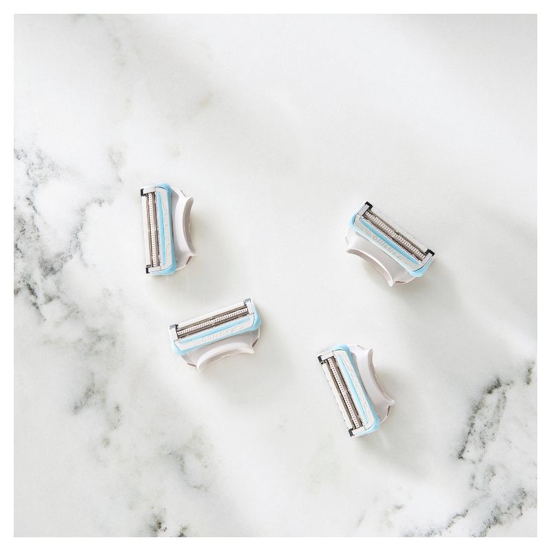 Venus for Pubic Hair & Skin Women's Razor Blade Refills - 4ct