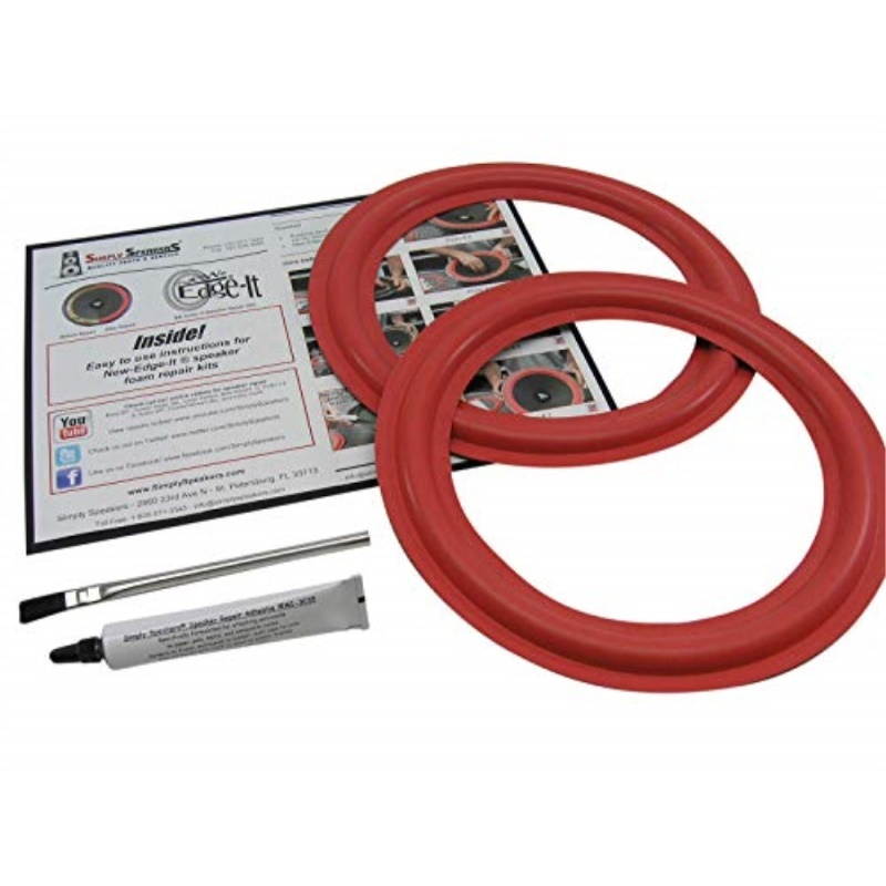 cerwin vega 10" foam speaker repair kit fsk10ar pair