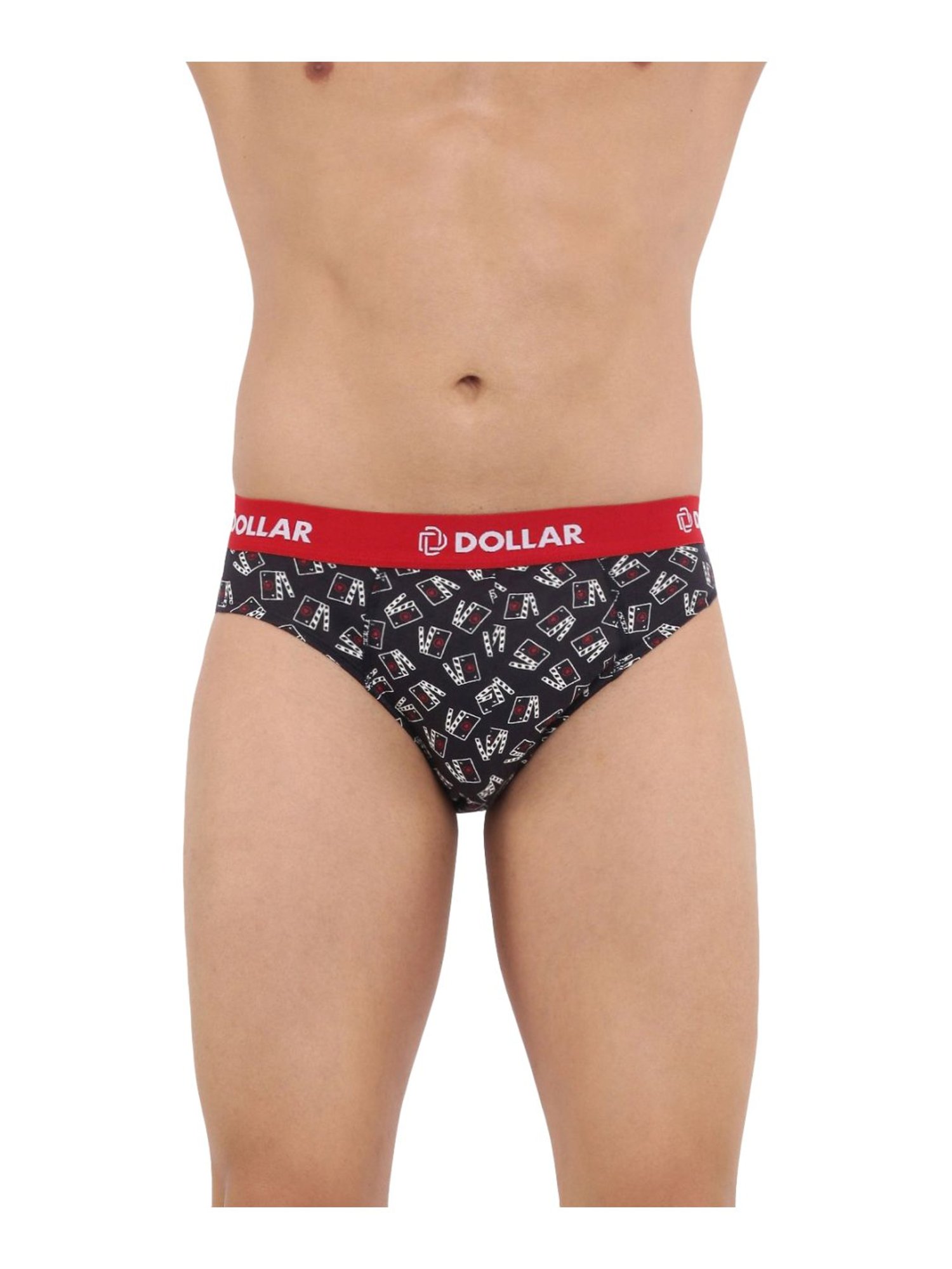 Dollar Bigboss Assorted Color Cotton Printed Modern Briefs (Pack Of 2)
