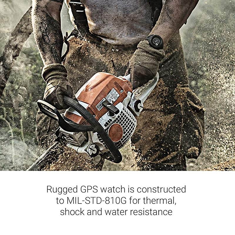 0100206400 Instinct Rugged Outdoor Watch with GPS Features GLONASS and Galileo Heart Rate Monitoring and 3axis Compass 127quot Graphite Renewed