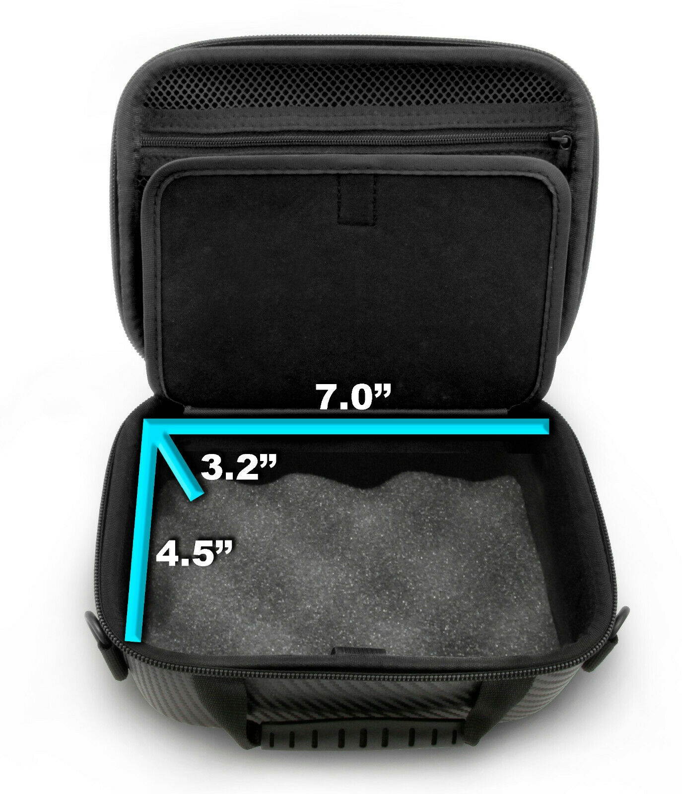 CM Travel Case for Zoom G1 FOUR Guitar Pedal Wah Pedal - Carrying Case Only