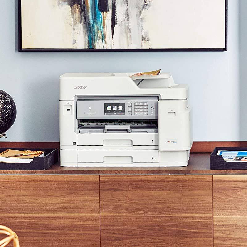 Inkjet Printer, MFC-J5945DW, INKvestmentTank Color Inkjet All-in-One Printer with Wireless, Duplex Printing, NFC and Up to 1-Year of Ink-In-box,  Dash Replenishment Ready