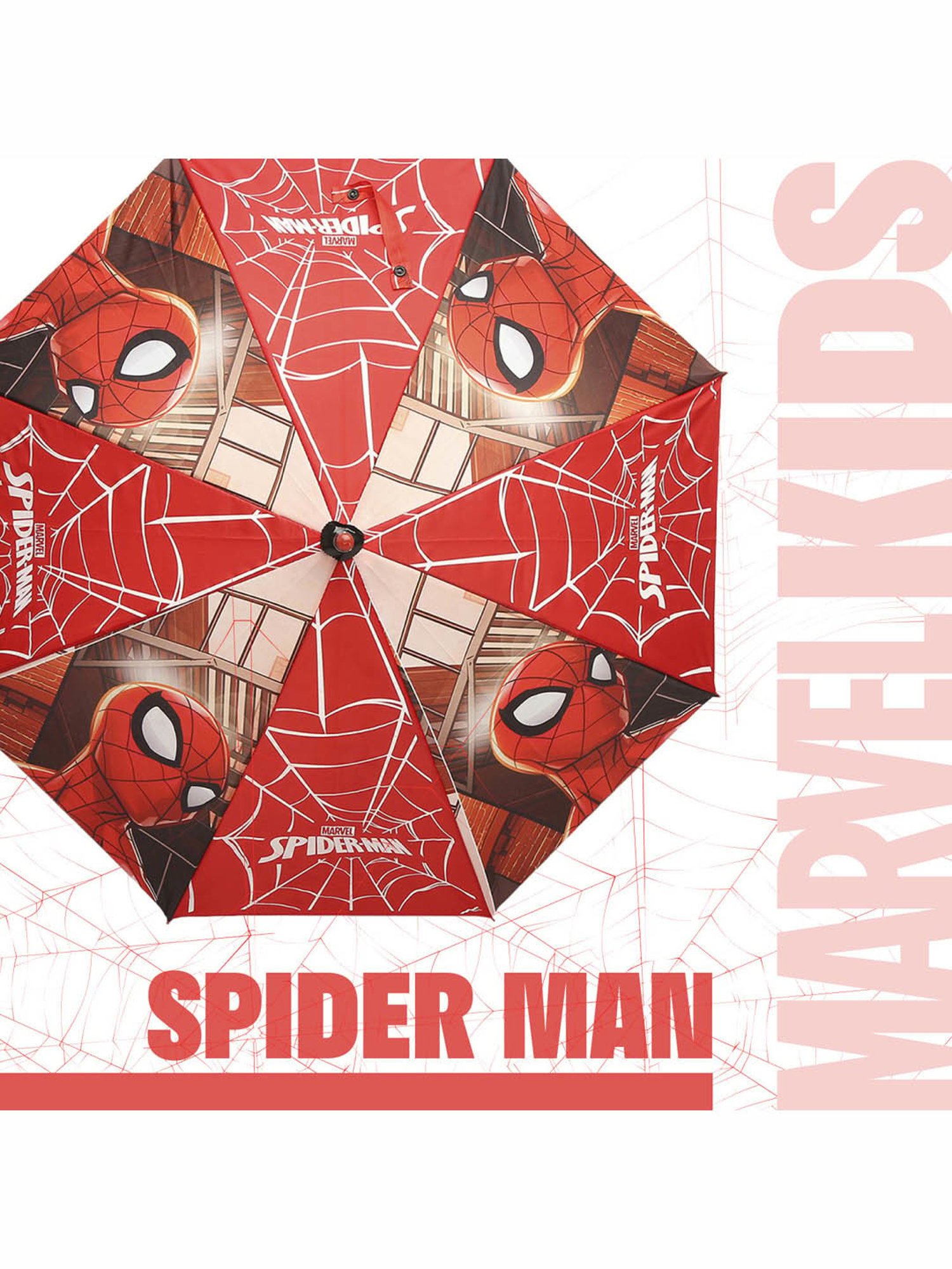 Citizen Red Printed Free Size Umbrella