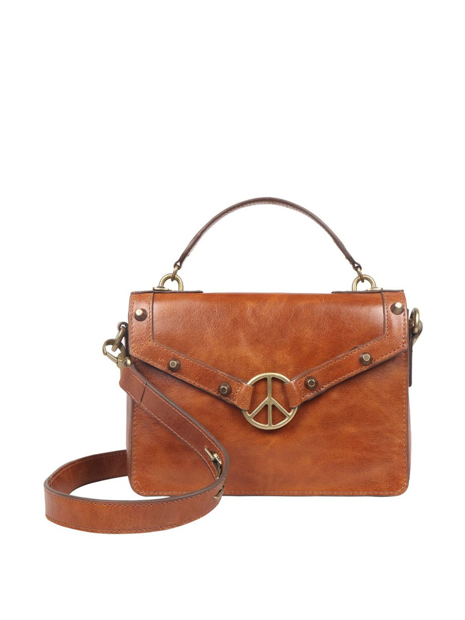 Hidesign Rebels Lenin 01 Cherokee Brown Solid Small Handbag