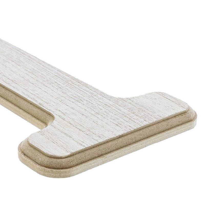 Genie Crafts Unfinished Wood 12-Inch Decorative Letters I Alphabet for DIY Crafts & Home Wall Decor