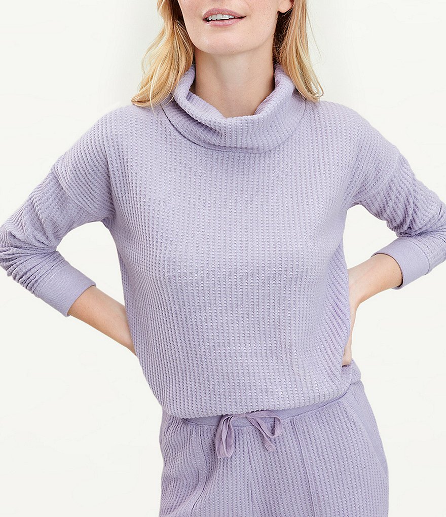 Splendid Knit Firestone Cowl Neck Coordinating Sweatshirt