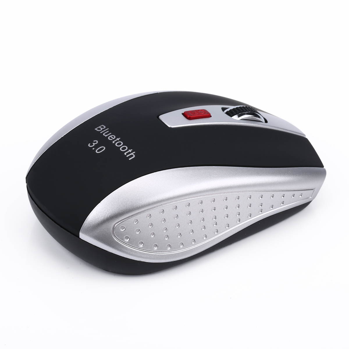Bluetooth V3.0 Wireless Mouse 2400 DPI Ergonomic Design 6D Portable Wireless Mouse for Laptop / PC / Tablet (Black & Silver)