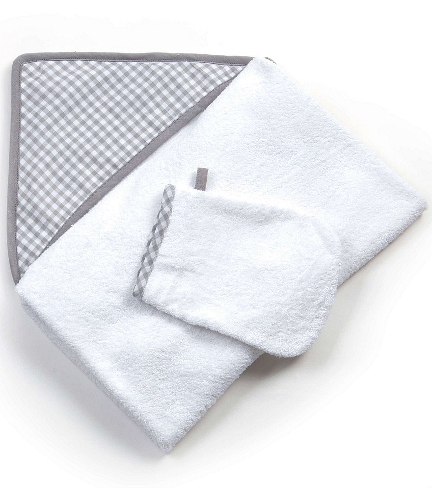Tadpoles Baby Hooded Towel & Mitt Set