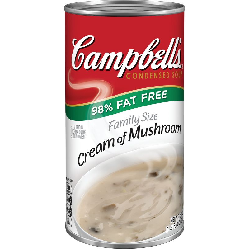 Campbell's Condensed 98% Fat Free Cream Of Mushroom Soup 22.6oz