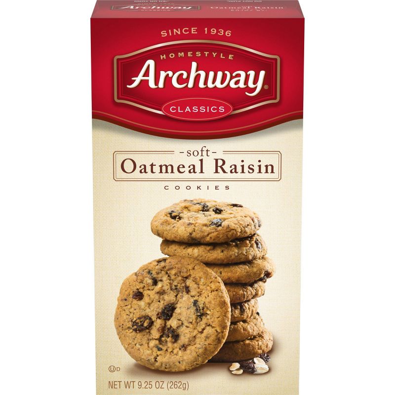 Homestyle Archway Classics Soft Oatmeal Raisin Cookies - 9.25oz