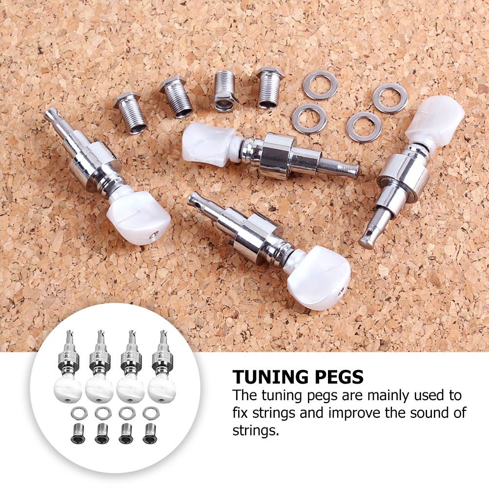 4pcs Banjo Tuning Pegs Tuners String Key Banjo Parts Accessories Tuning Kit