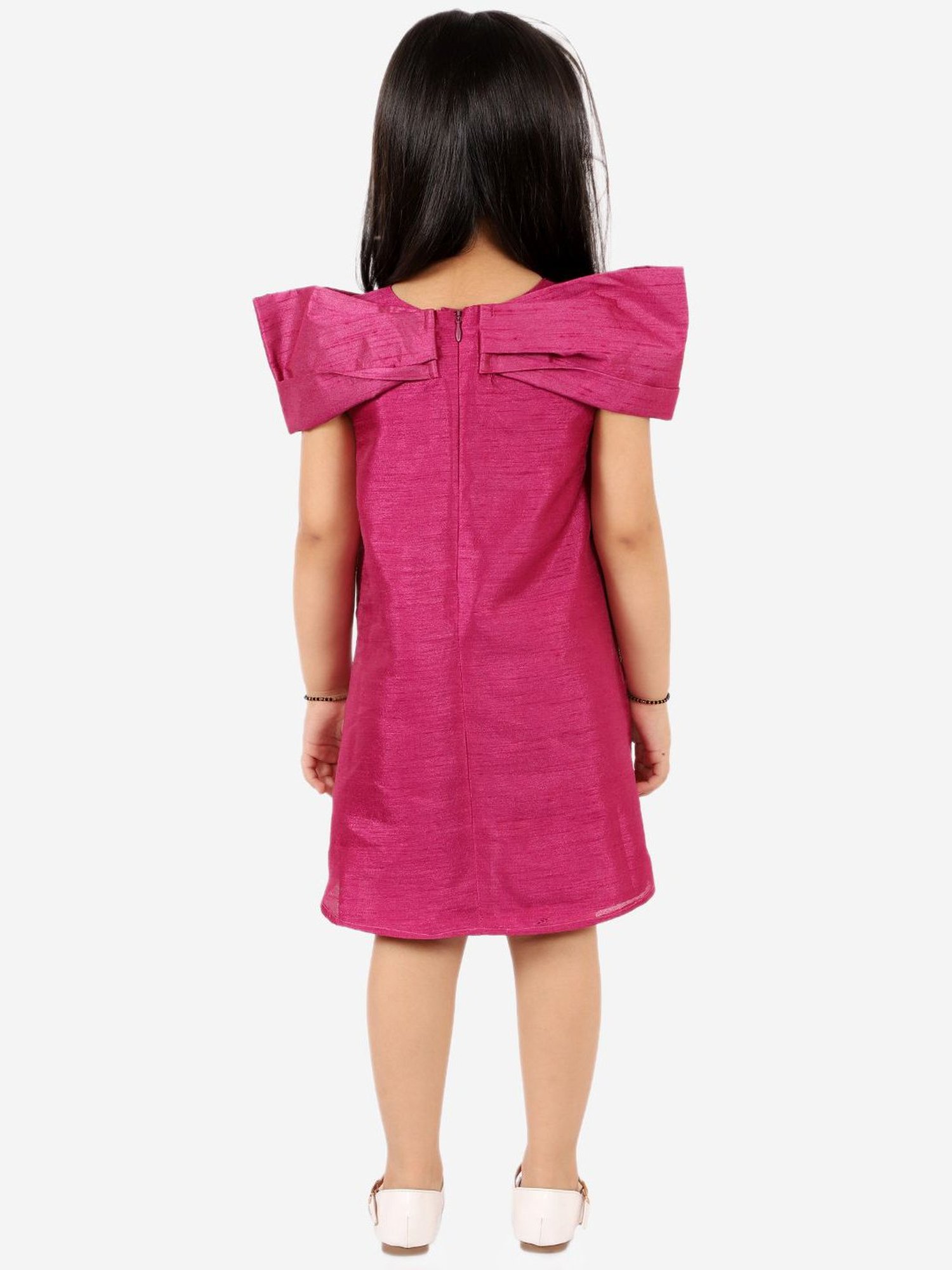 KidsDew Purple Applique Dress