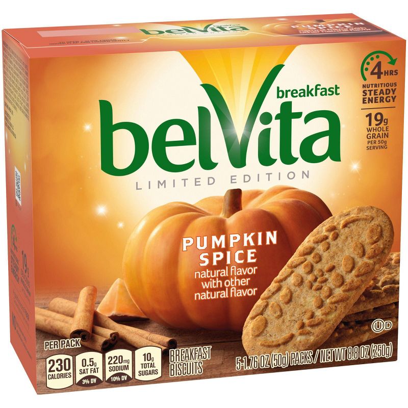 belVita Limited Edition Pumpkin Spice Breakfast Biscuits - 5ct