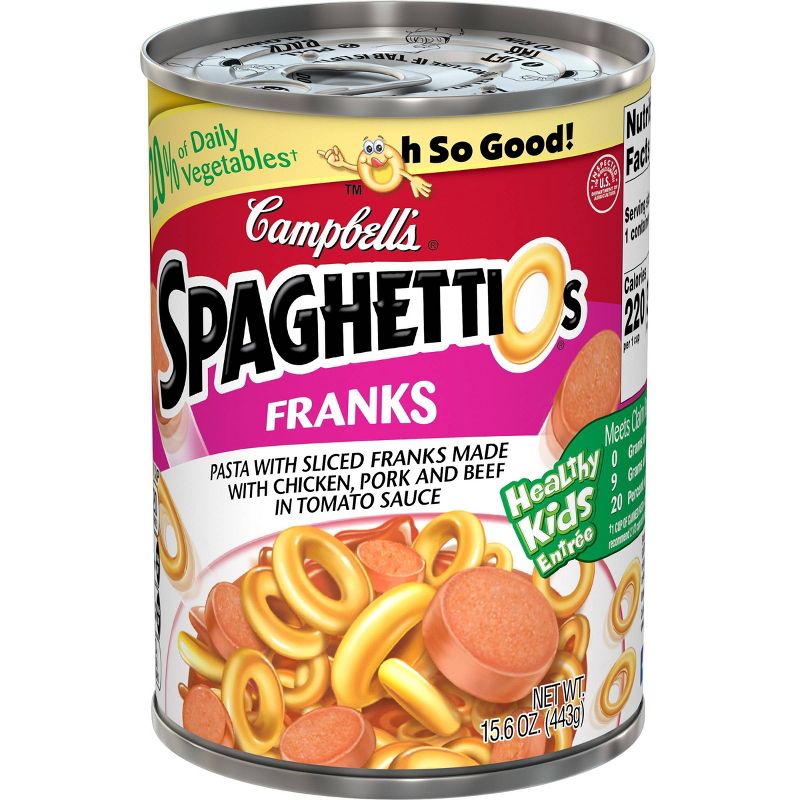 Campbell's SpaghettiOs with Franks 15.6oz