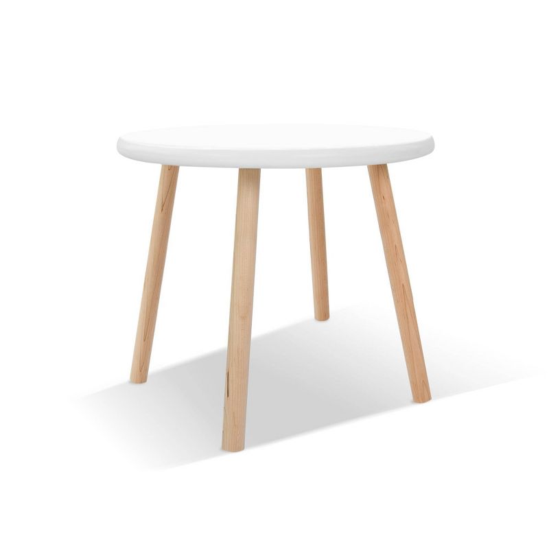 23.5" Peewee Round Kids' Table Maple/White - Nico & Yeye