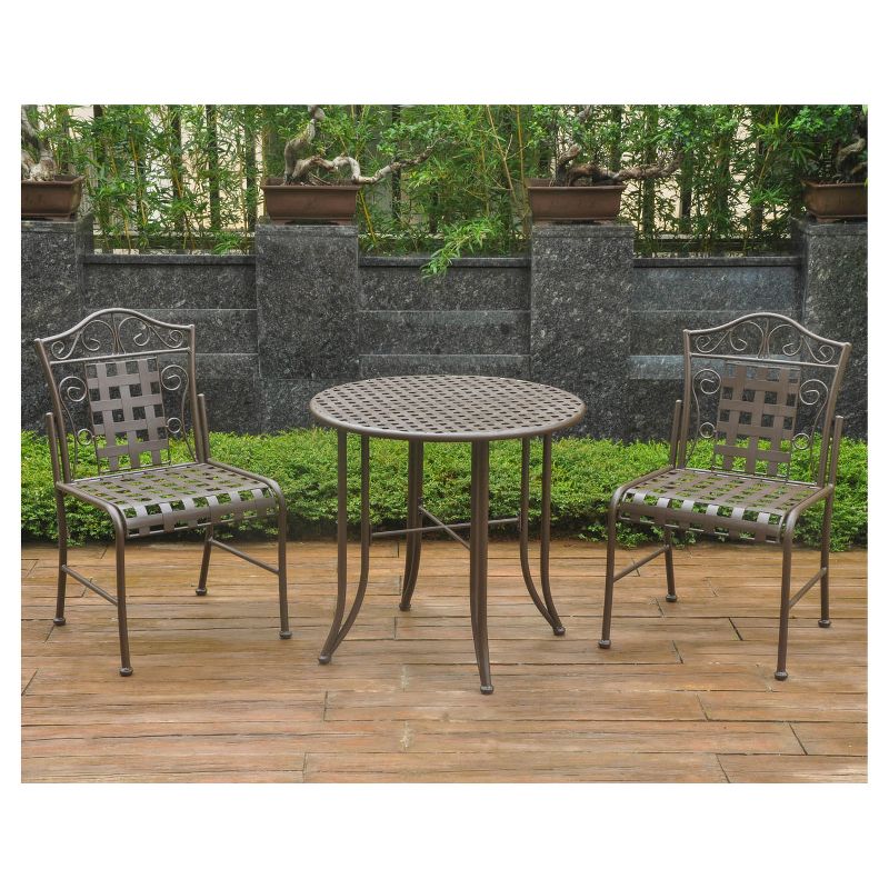 International Caravan 3pc Patio Seating Set - Brown