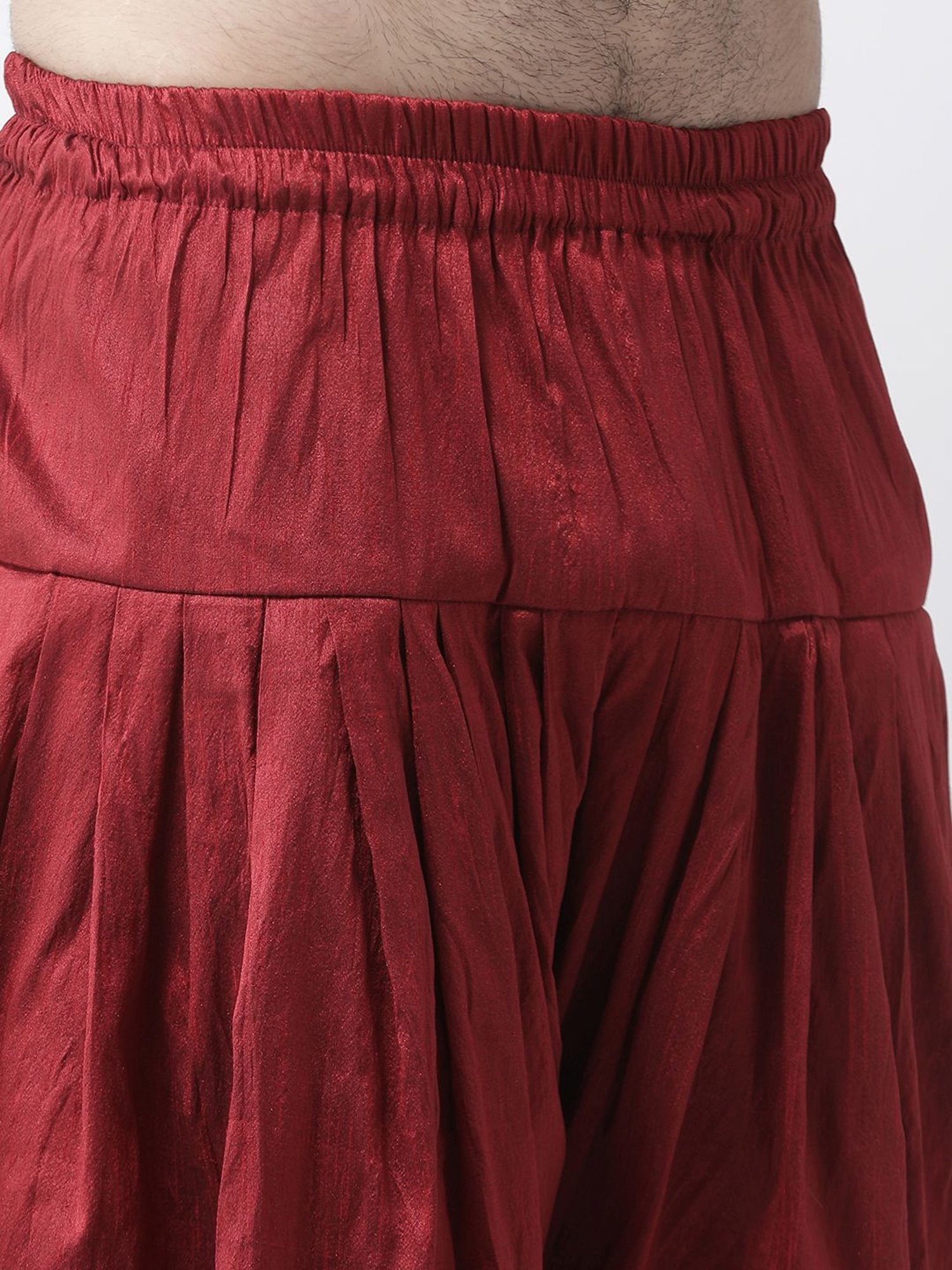 Hang up Red Regular fit Printed Sherwani