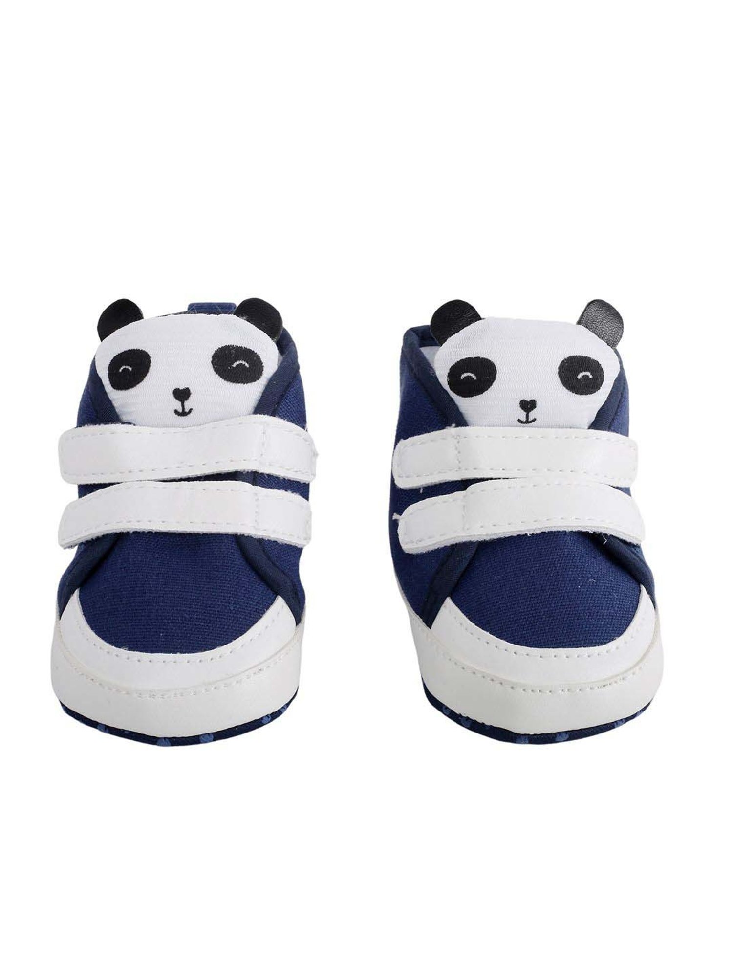 Baby Moo Kids Navy & White Casual Booties