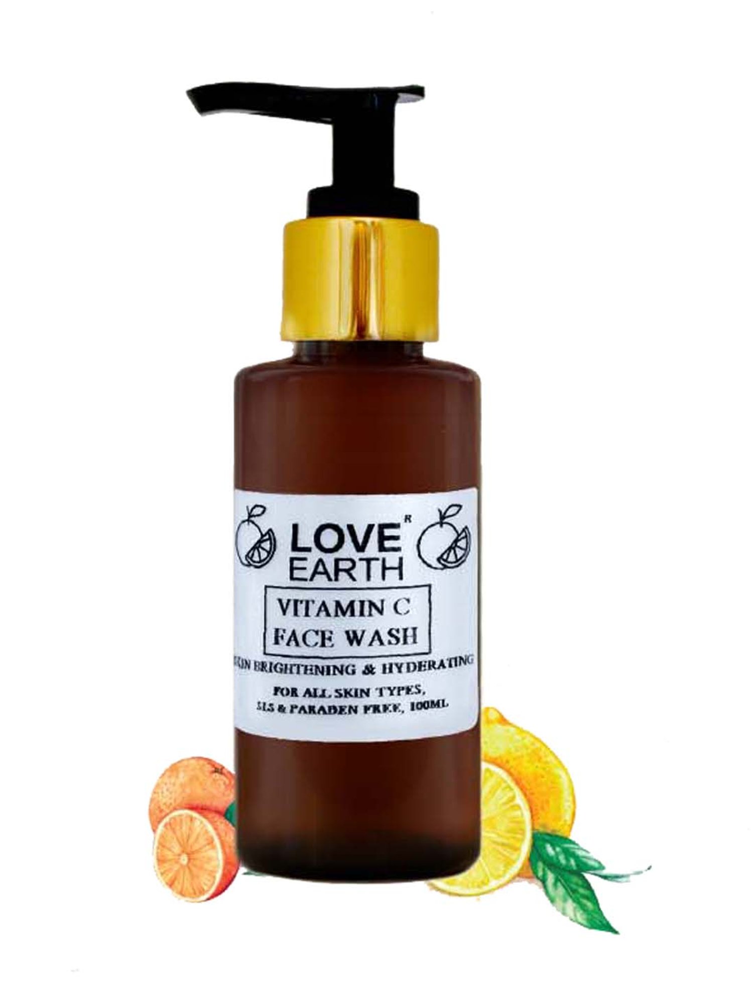Love Earth Vitamin C Face Wash - 100 ml