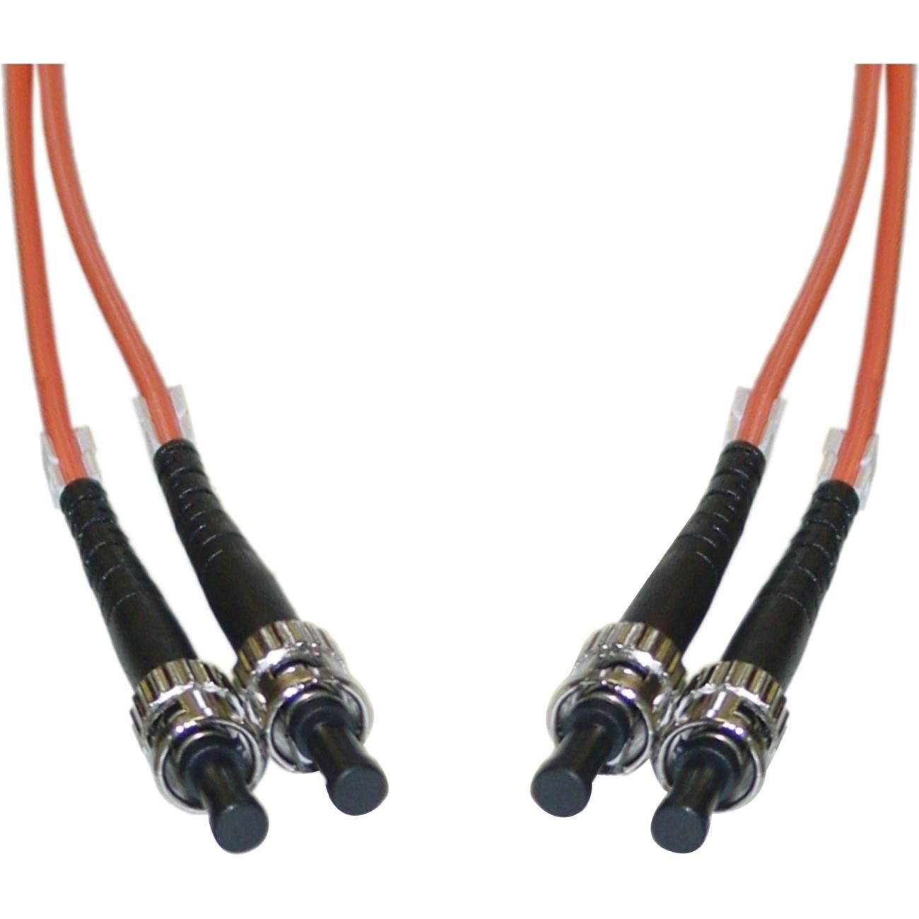 Cable Wholesale ST / ST Multimode Duplex Fiber Optic Cable 62.5/125 - 10 Meter (33ft)