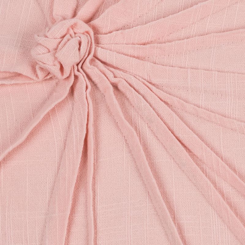 Twisted Tacked Knot Throw Pillow Pink - Rizzy Home