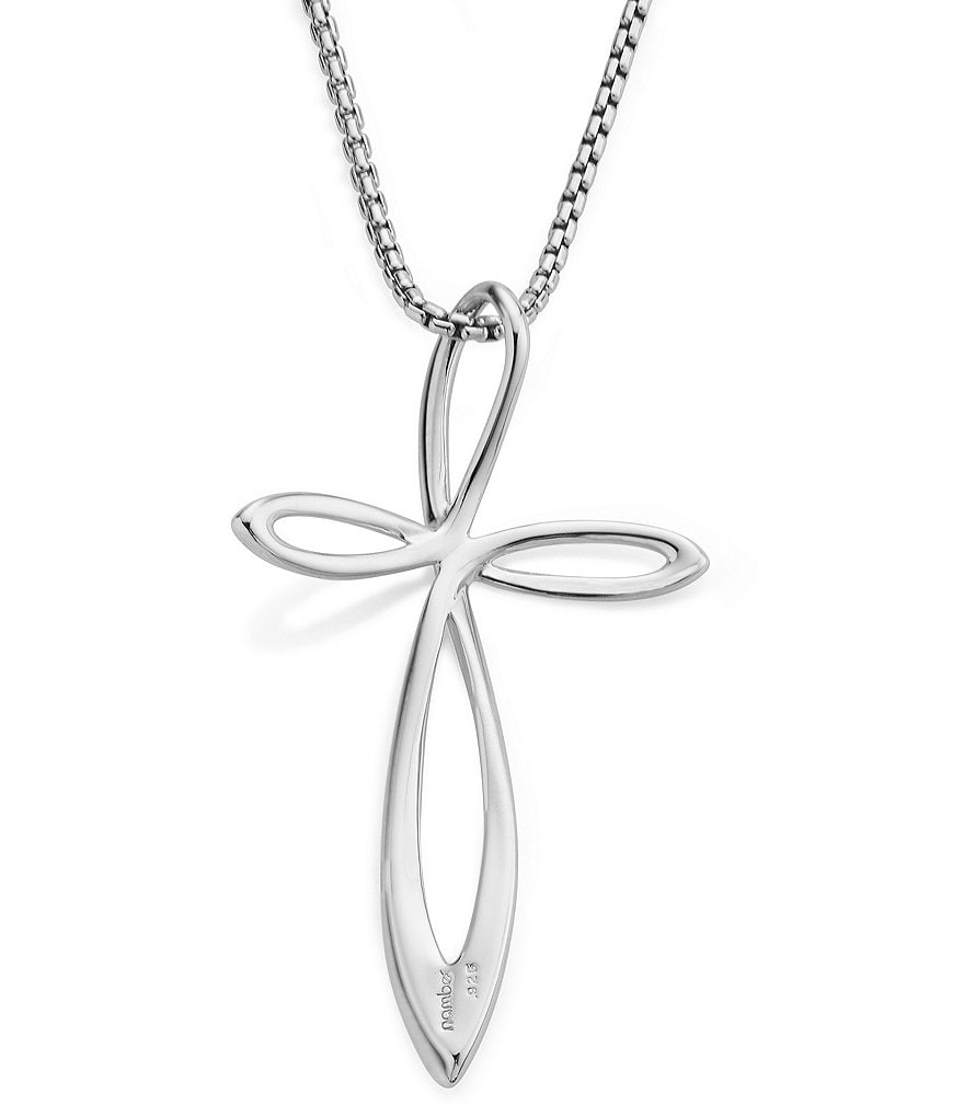 Nambe Sterling Silver Cross Necklace