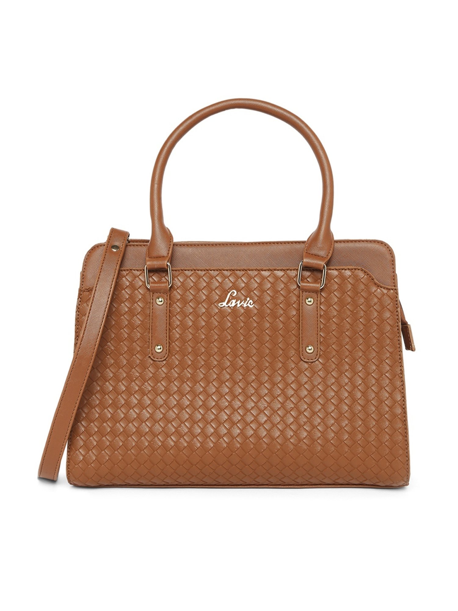 Tohl Avon Black Solid Medium Handbag