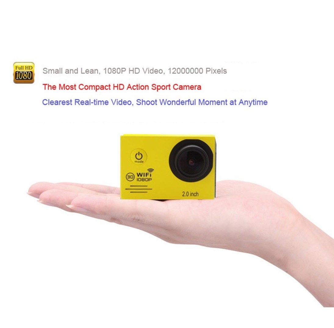 Sj7000 Waterproof Action Sports Wireles Wifi Hd 1080p 2.0 Inch Remote Camera 170&deg; Wide Angle Lens