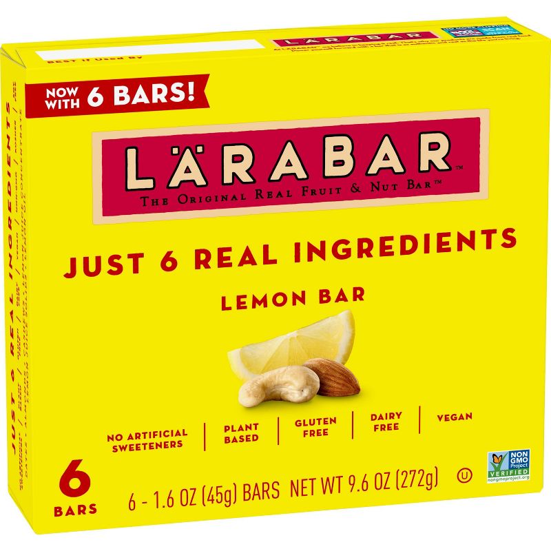 Larabar Lemon Bar Protein Bar - 9.6oz/6ct