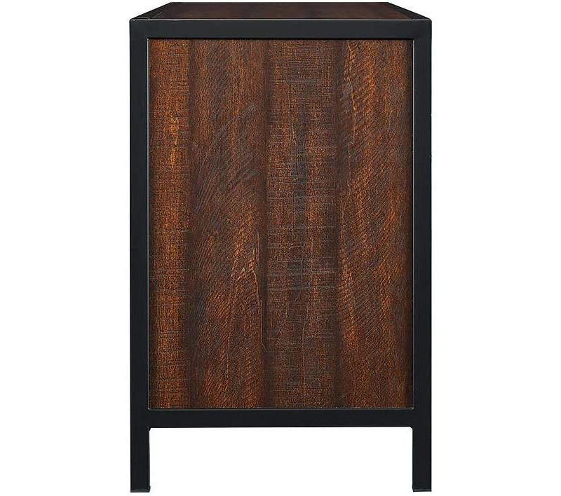 HearthPro Matthew TV Stand Media Console in Industrial Brown - SP6556-OM