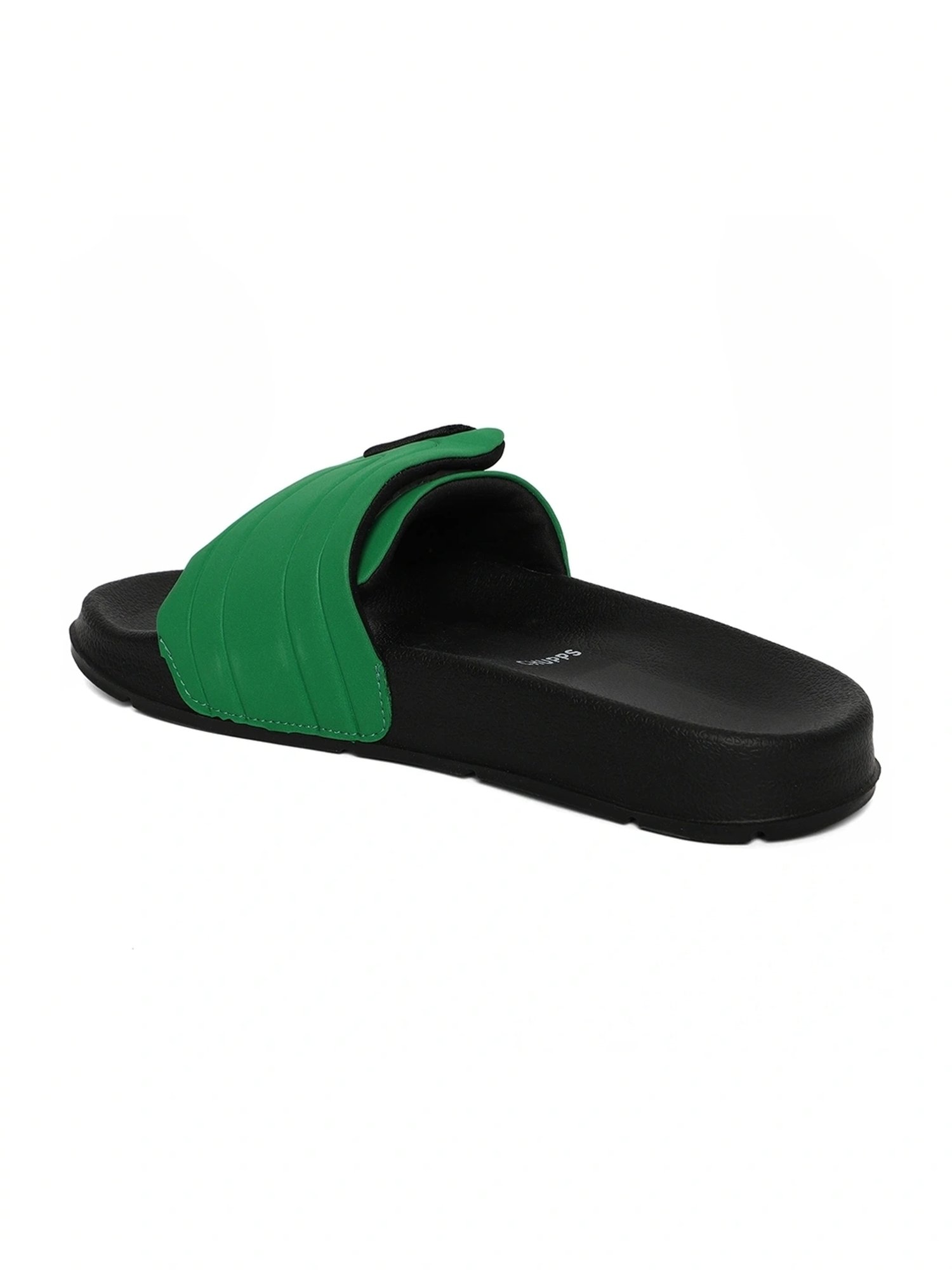 Chupps Women's Quilt Bloom ErgoX Plus Green Slides