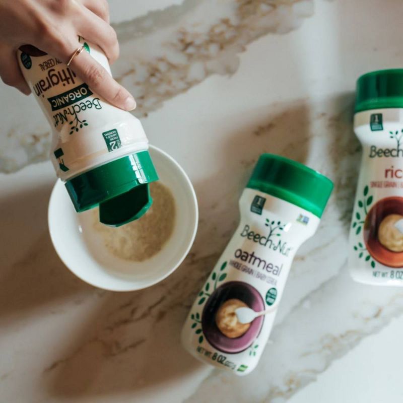 Beech-Nut Organic Oatmeal Baby Cereal Canister - 8oz