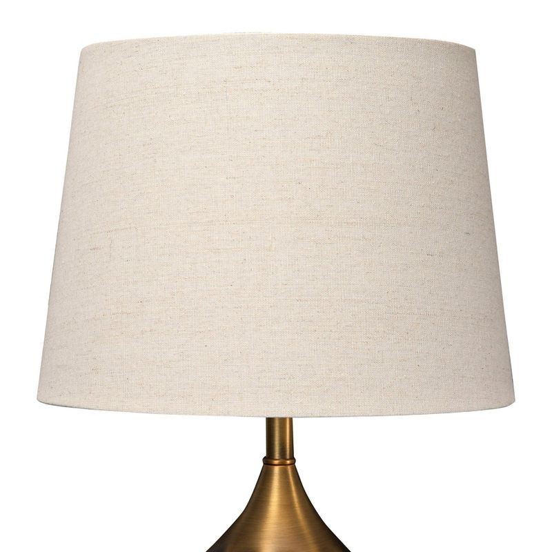 (Set of 2) 19" Hammered Table Lamps Brass - 3R Studios