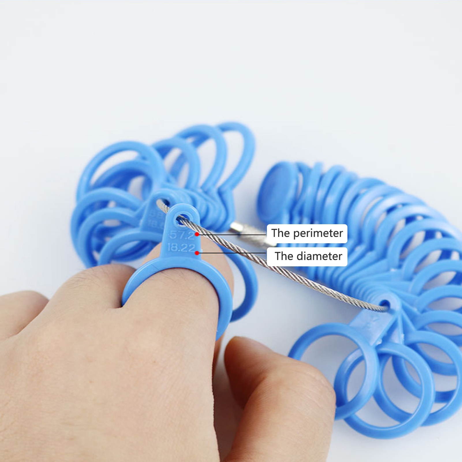 Lastics Ring Stick Multiple Countries Universal Mixed Type Ring Size Measure Tool