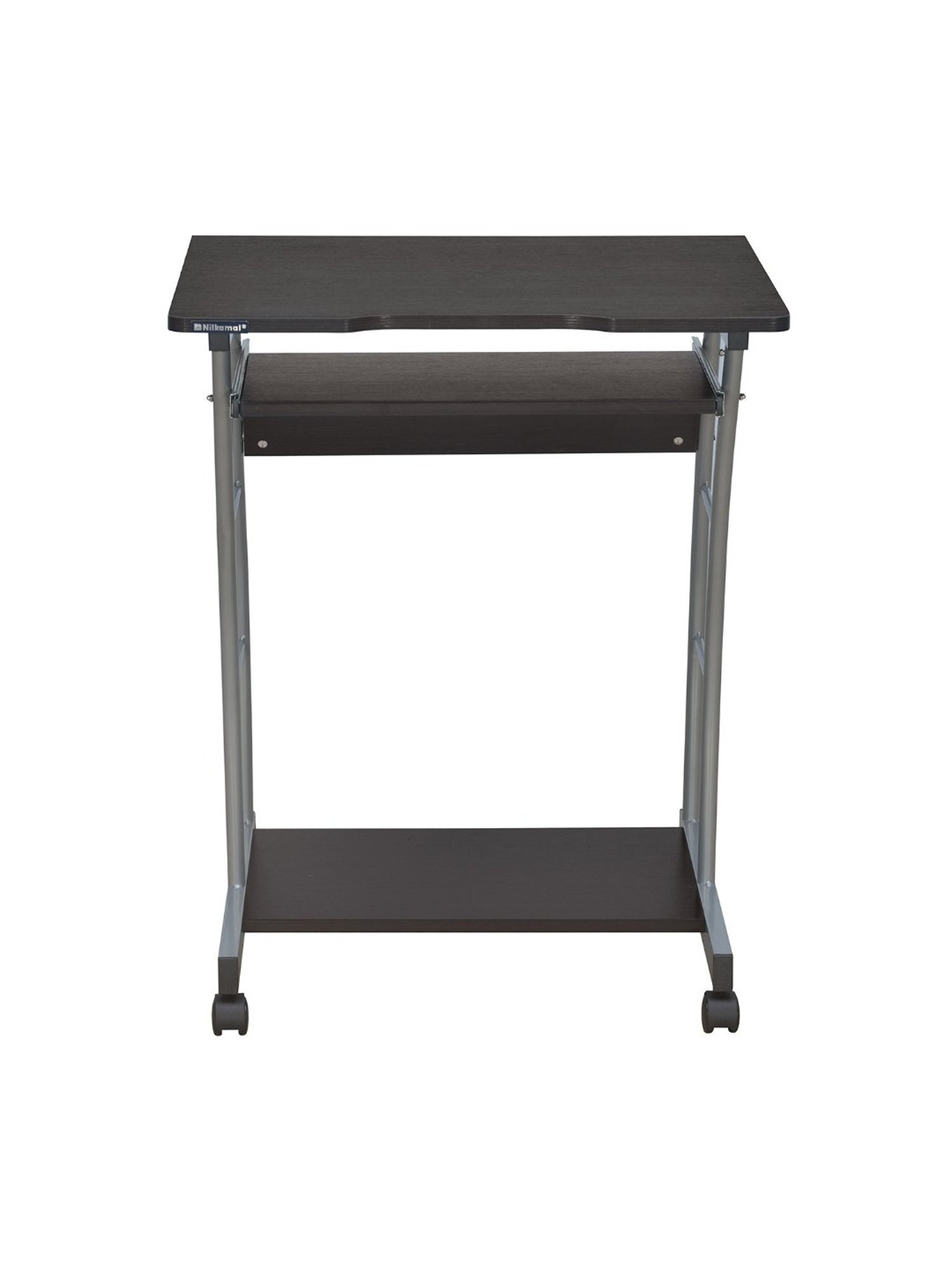 Nilkamal Leo Black & Walnut Engineered Wood Computer Table