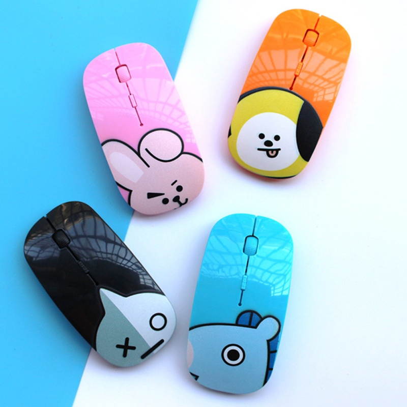 BTS Notebook Desktop Accessory Part Gaming Wireless Mouse for Computer Laptop PC