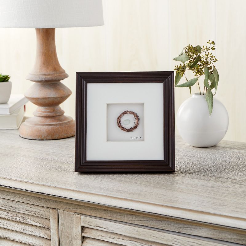 Northlight LED Lighted Spring Bamboo Candle in Vase Canvas Wall Art 15.75" x 11.75"