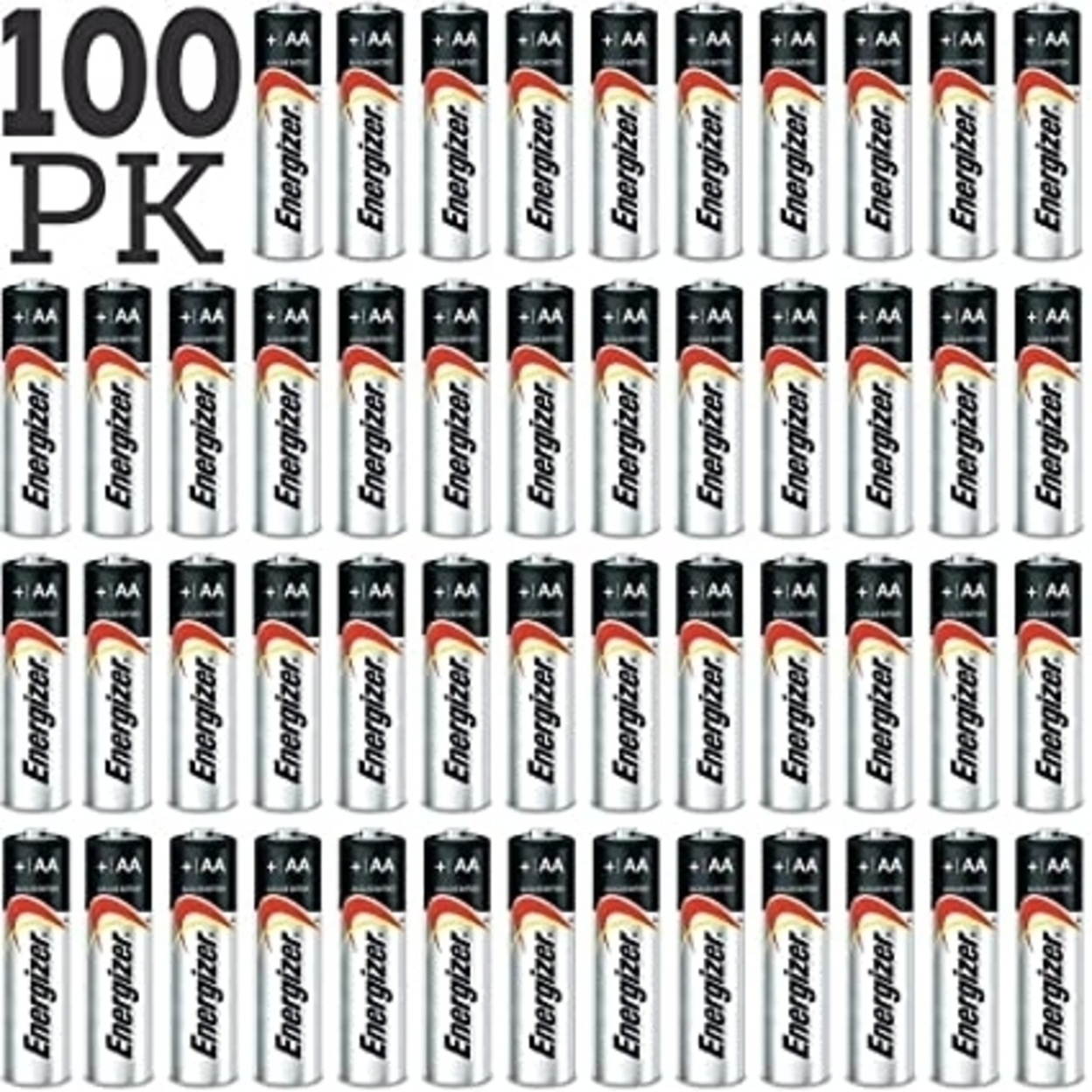 100-Pack: Energizer Max AA and AAA Alkaline Batteries Bundle