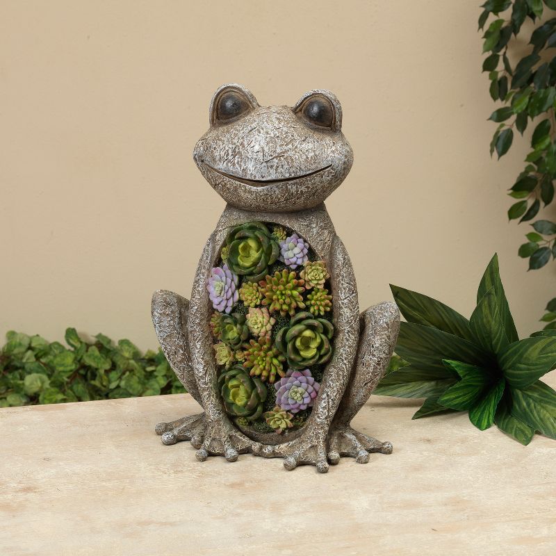 Gerson International 18.3-Inch High Polyresin Frog Sculpture