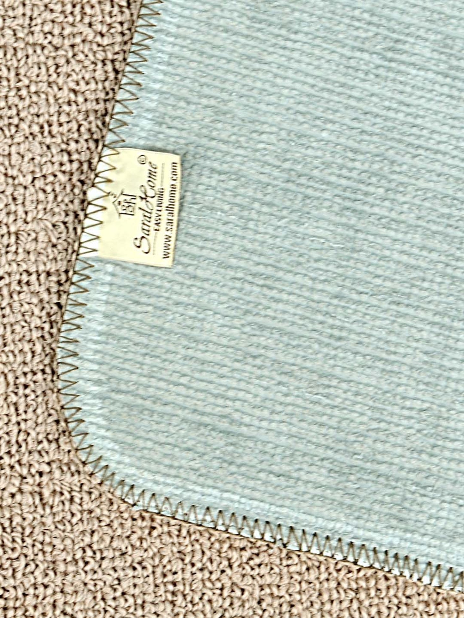 Saral Home Ivory Polypropylene Anti-Slip Runner - Set of 1