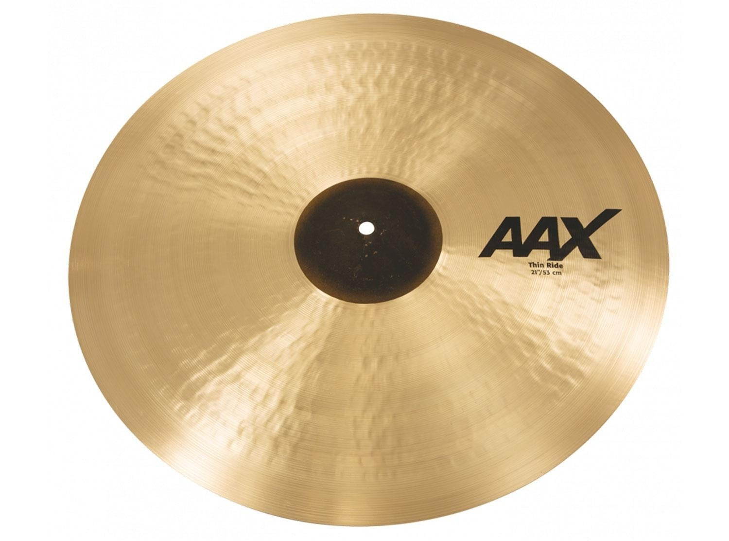Sabian AAX 21" Thin Ride Cymbal-Natural