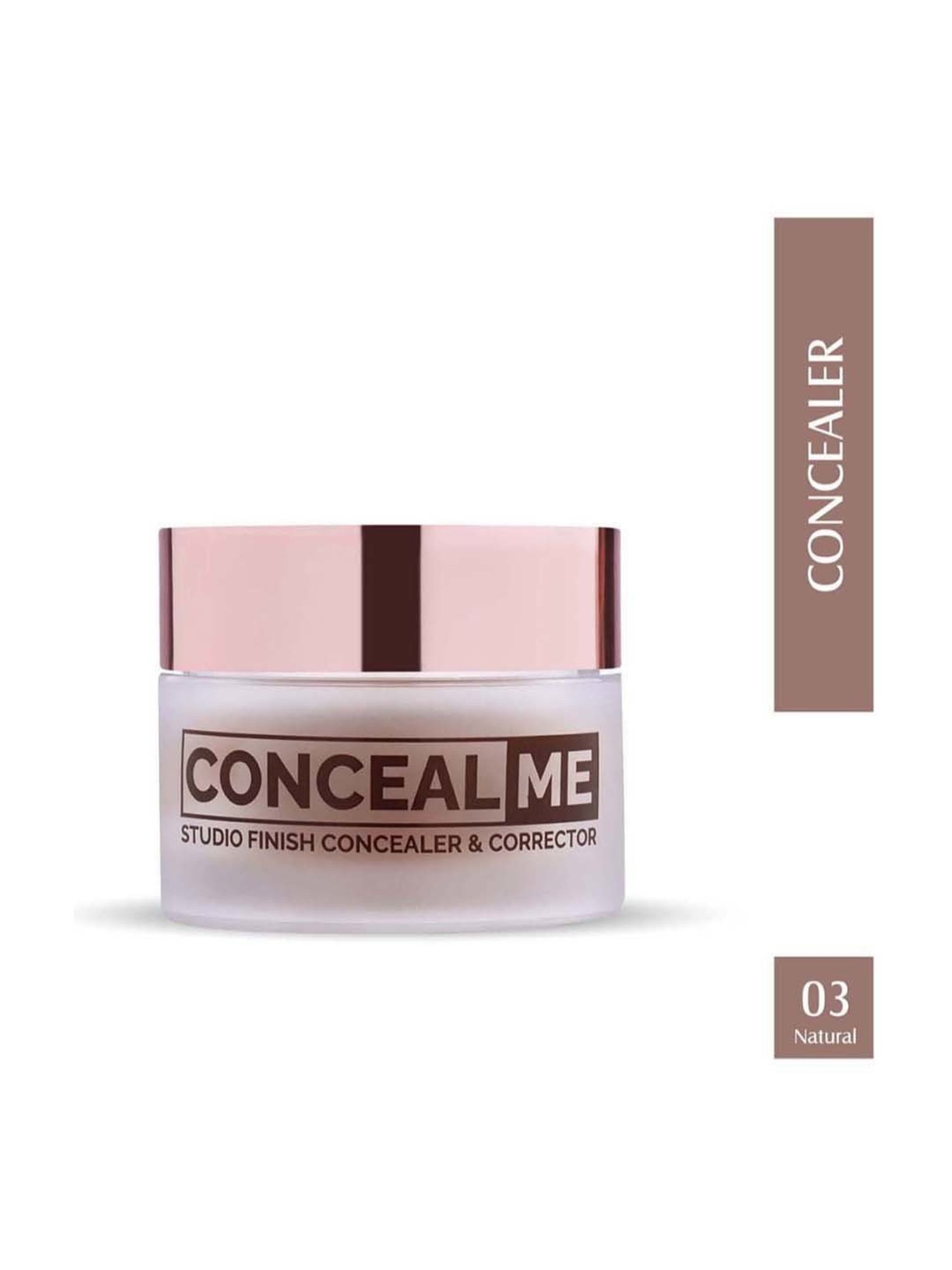 Glam21 Conceal Me Studio Finish Concealer & Corrector 03 Natural - 7 gm