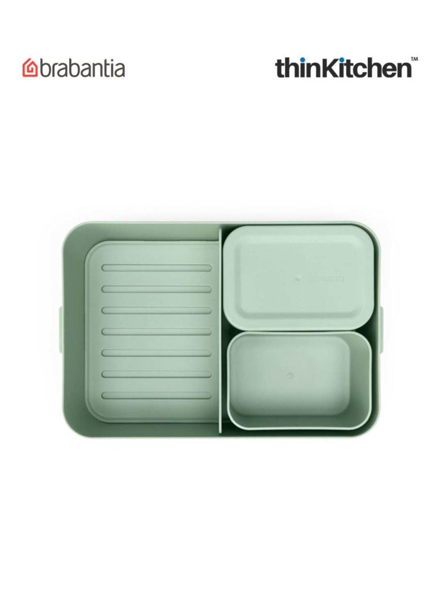 Brabantia Green Plastic Make & Take Lunch Box Bento (2 L)